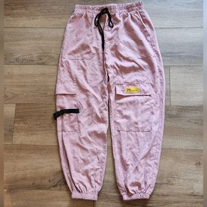 SHEIN cargo pants size large color pink